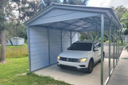 Metal carport in Florida
